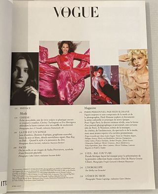 Vogue Paris Christy Turlington Eva Herzigova