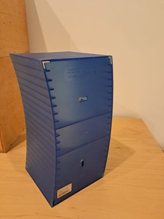 Estantería para CDs azul