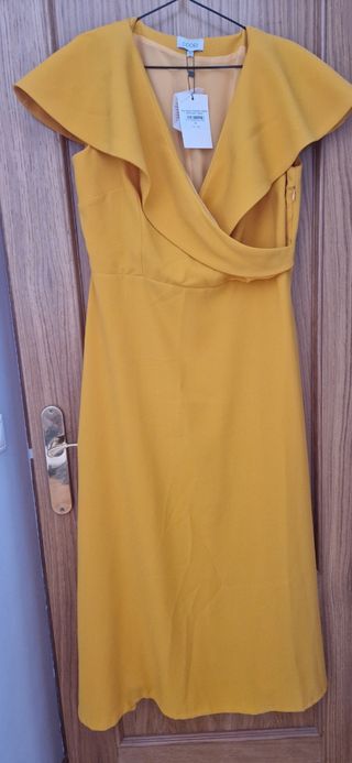 Vestido Coosy Mostaza Talla XL

