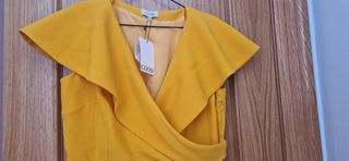 Vestido Coosy Mostaza Talla XL

