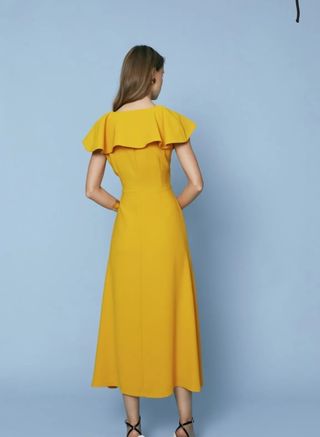 Vestido Coosy Mostaza Talla XL

