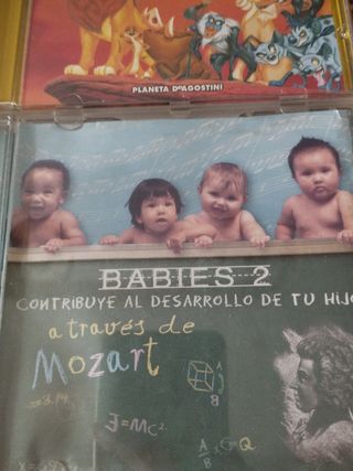 CDs Cuentos español e inglés y música clásica