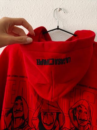 Sudadera La Casa de Papel Roja