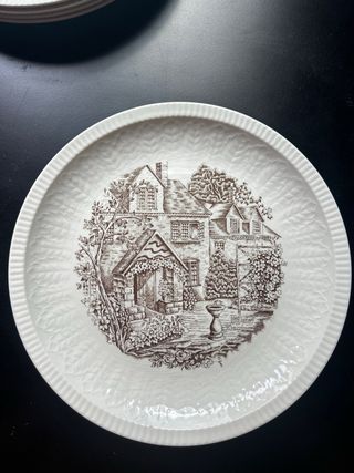 Set of 6 Vintage Pontesa Spain Plates + 4 Extra