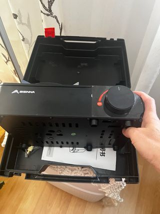 Hornillo de gas portátil con maletín