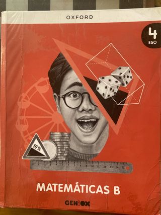 Matemáticas B 4º ESO. Libro del estudiante. GENiOX