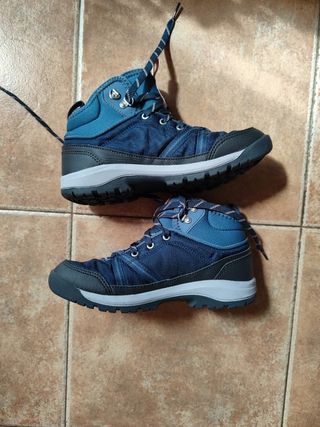 Zapatillas de montaña azules 36