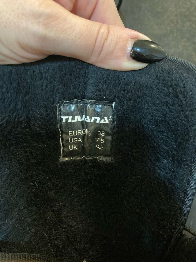 Botas de Nieve Tijuana Negras