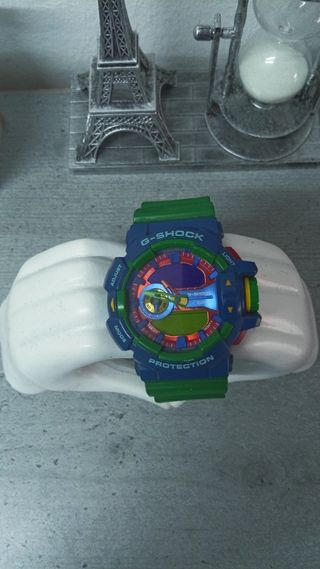 Reloj Casio G-Shock Original Azul y Verde sin pila