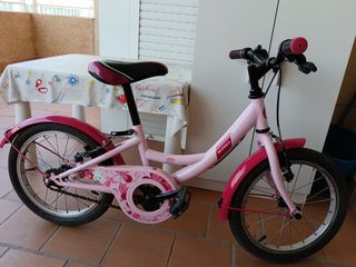 Bicicleta infantil rosa 16 pulgadas