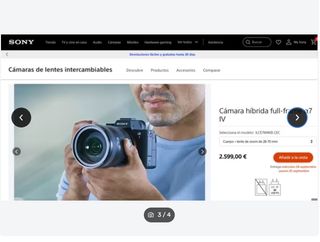 Sony Alpha 7 IV ILCE-7M4K + Lente Sin Uso