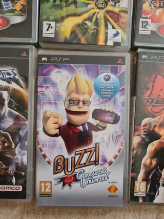 Videojuegos PSP: FIFA 09, FIFA 11, PES 2011, 18 JU