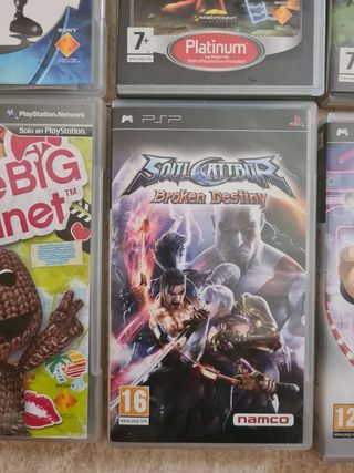 Videojuegos PSP: FIFA 09, FIFA 11, PES 2011, 18 JU