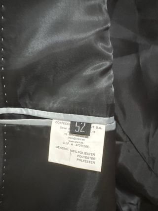 Chaqueta de traje gris talla 52