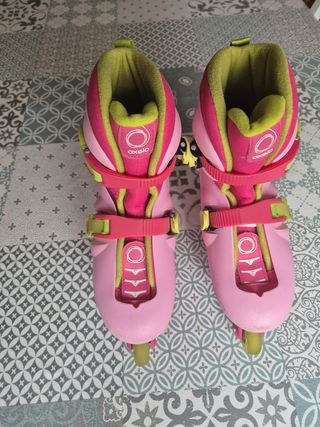Patines, casco y protecciones infantiles