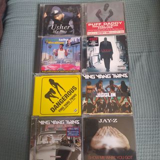 Lote 8 CDs Rap Hip Hop Internacional