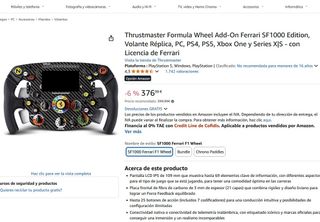 Volante Thrustmaster Ferrari SF1000 personalizado