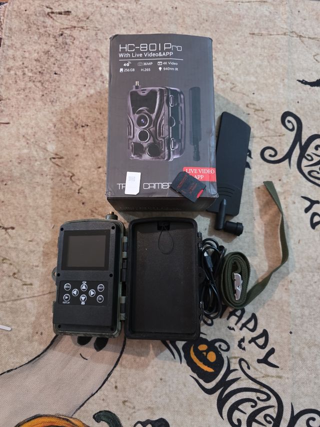 Cámara HC-801 Pro 4G 36MP 4K