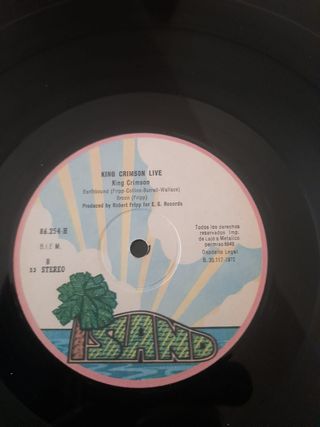 Vinilo King Crimson Earthbound