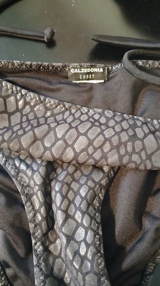 Bikini Calzedonia Negro Serpiente
