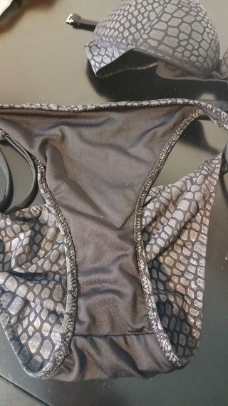 Bikini Calzedonia Negro Serpiente