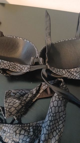 Bikini Calzedonia Negro Serpiente