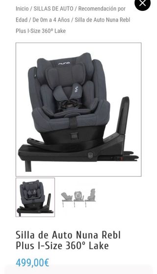 Silla Nuna giratoria con Isofix