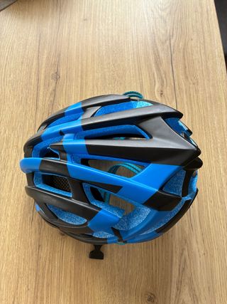 Casco de bicicleta para niño azul y negro MSC
