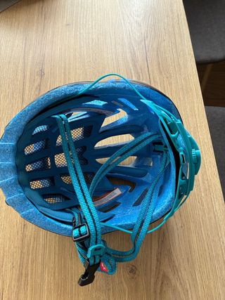 Casco de bicicleta para niño azul y negro MSC