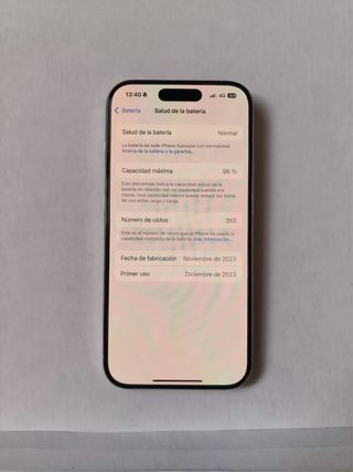 iPhone 15 Pro 512GB casi nuevo 