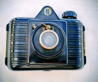 Cámara de fotos vintage 1950