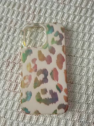 Funda iPhone 13 Pro Leopardo Arcoíris