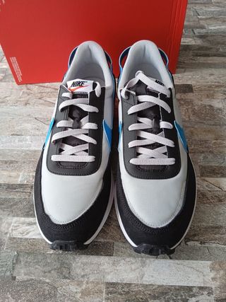 Nike Waffle Debut uomo nero/grigio