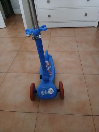 Patinete infantil 3 ruedas azul
