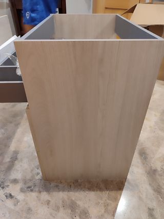Mueble de baño beige 70x40cm nuevo