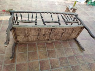 Sofá antiguo de palillos 1.62 x 0.50