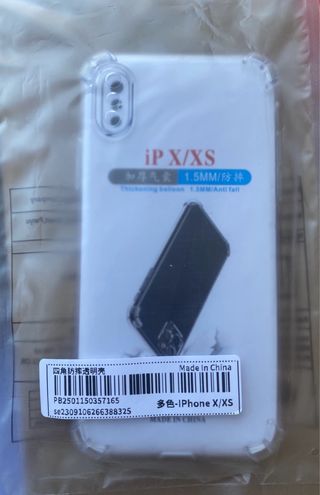 Funda iPhone X/XS Transparente Antigolpes