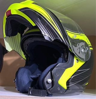 Casco MODULAR  HJC RPHA MAX Negro/Amarillo TALLA S