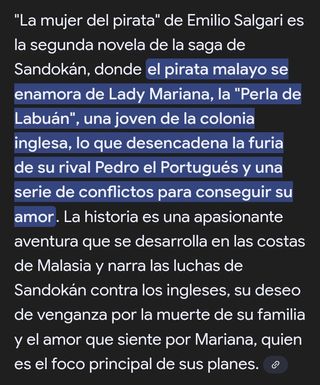 Libro: La Mujer del Pirata (saga Sandokan)