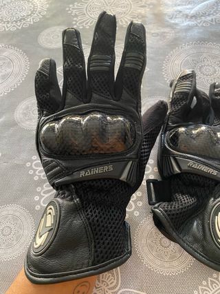 Guantes RAINERS negros con protecciones