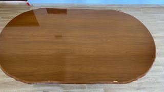 Mesa de comedor extensible de madera