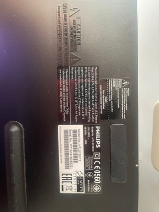 Barra de sonido Philips negra