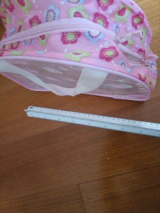 Bolsa transparente con flores para juguetes