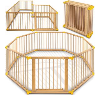 Parque infantil 8 piezas madera