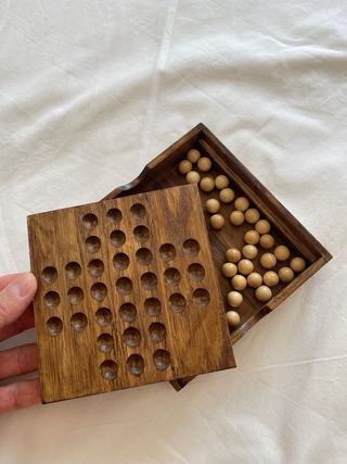 Juego de Solitario de Madera