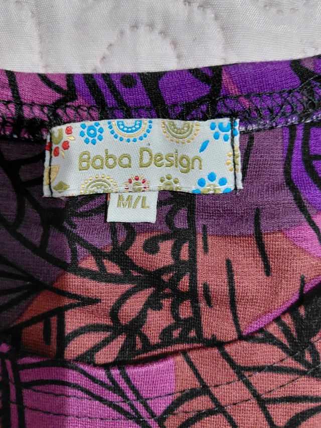 Vestido Baba Designación Talla M-L Estampado