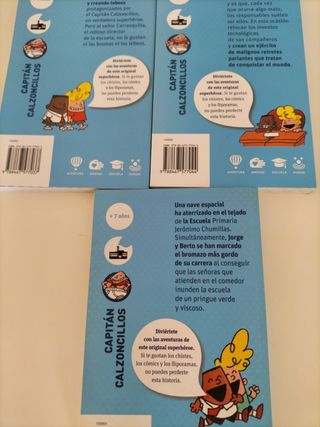 Libros Capitán Calzoncillos SM (3 unidades)