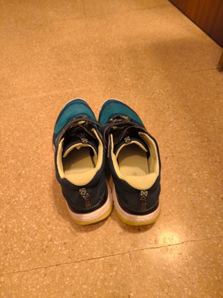 Zapatillas Decathlon niño azul/verde