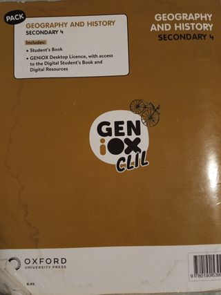 Geography & History 4º ESO. Student's Book. GENiOX