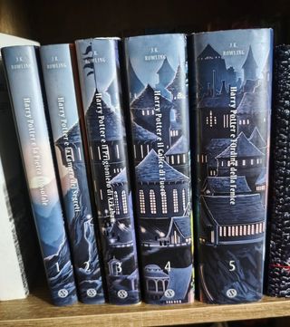 Harry Potter. 4 libros. 1, 2, 3, 4. Italiano.